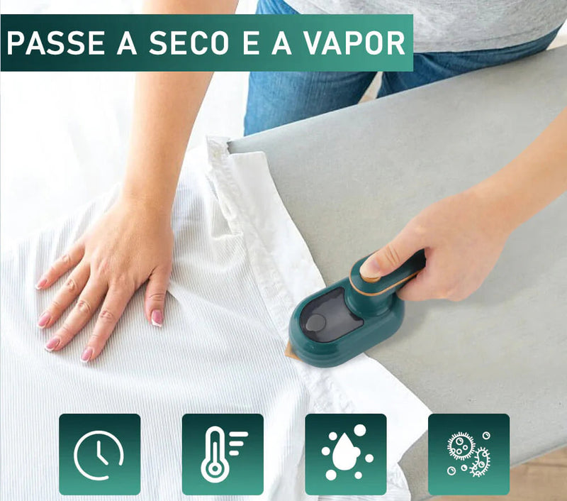 JetVapor  Mini Plancha de Vapor Portátil Prendas lisas donde estés cabe