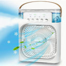 Mini ventilador con humidificador