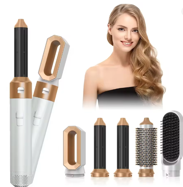 WaveAir Cepillo Modelador y Secador 5 en 1  Rizos, ondas y liso de peluquería