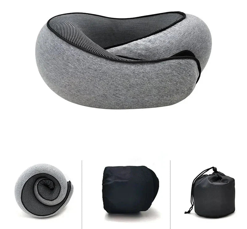 Almohada cervical de viaje ComfortTravel (espuma viscoelástica)