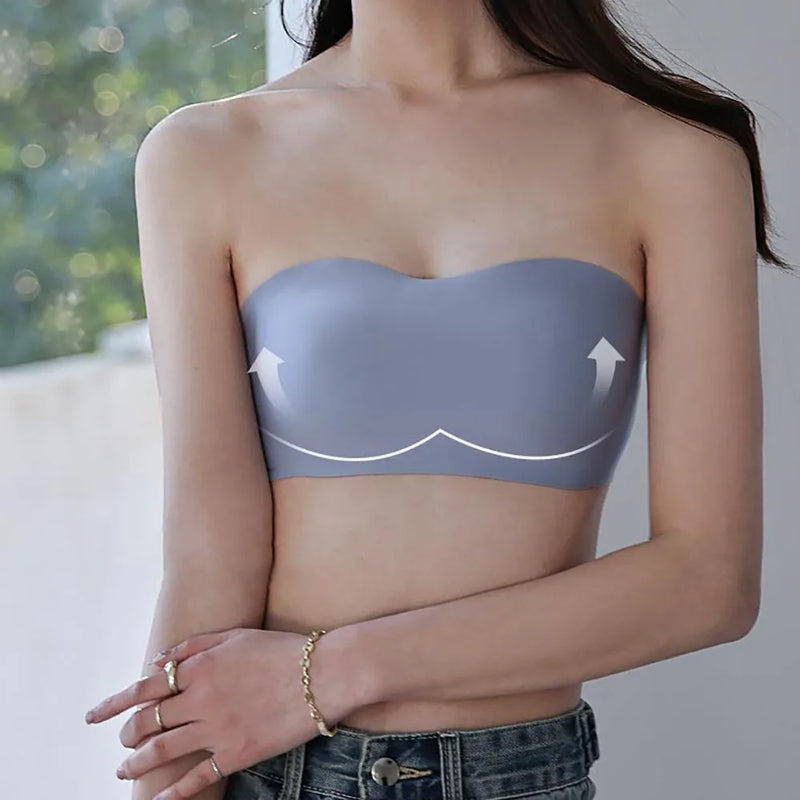 Sostén bandeau strapless para mujer