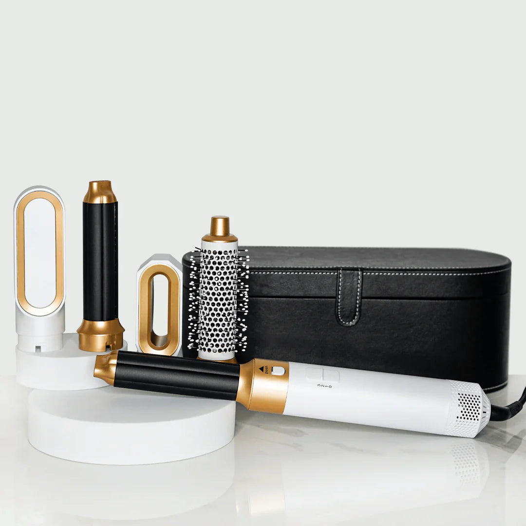 WaveAir Cepillo Modelador y Secador 5 en 1  Rizos, ondas y liso de peluquería